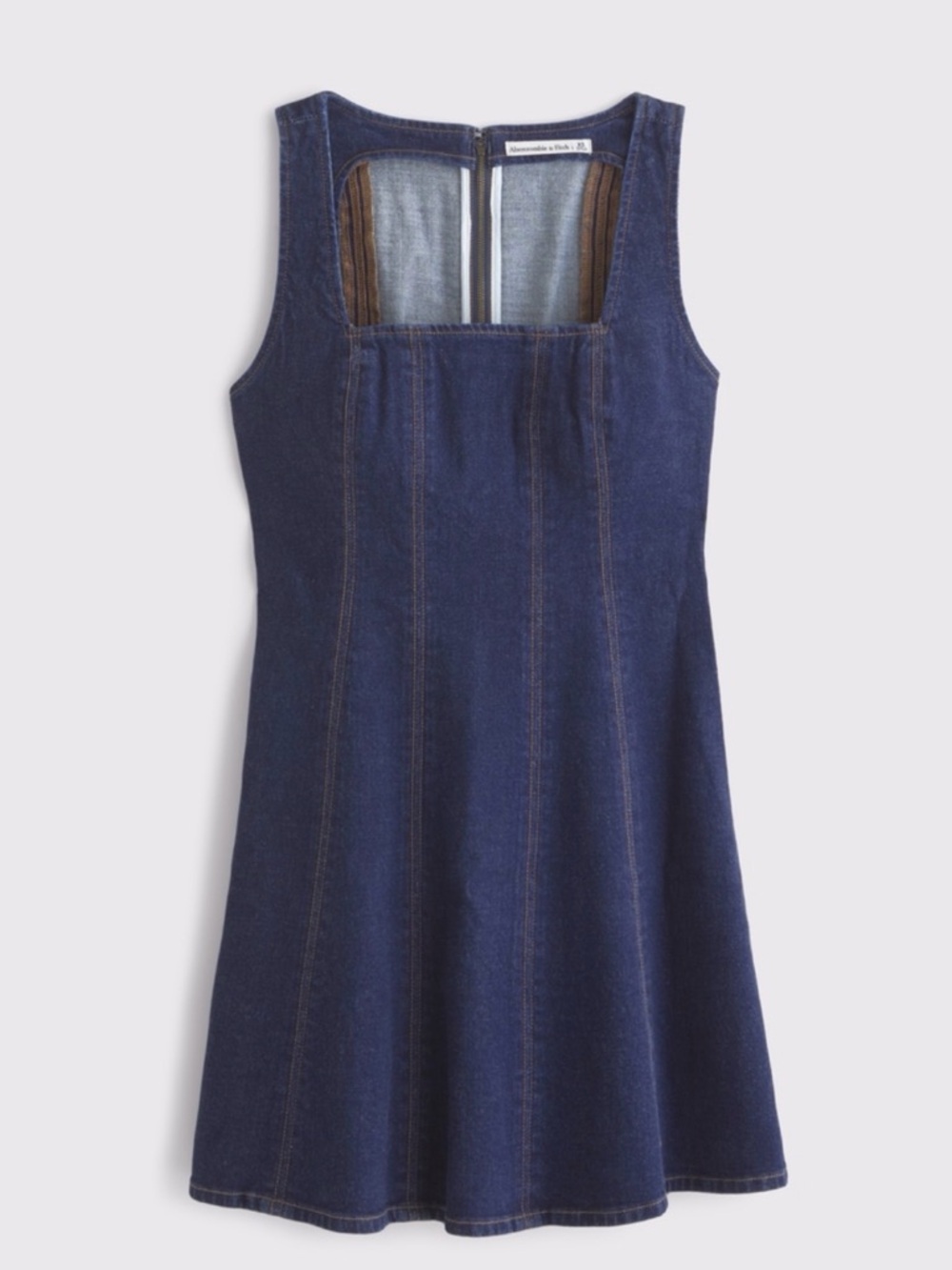 Abercrombie & Fitch Mila Square neck denim dress